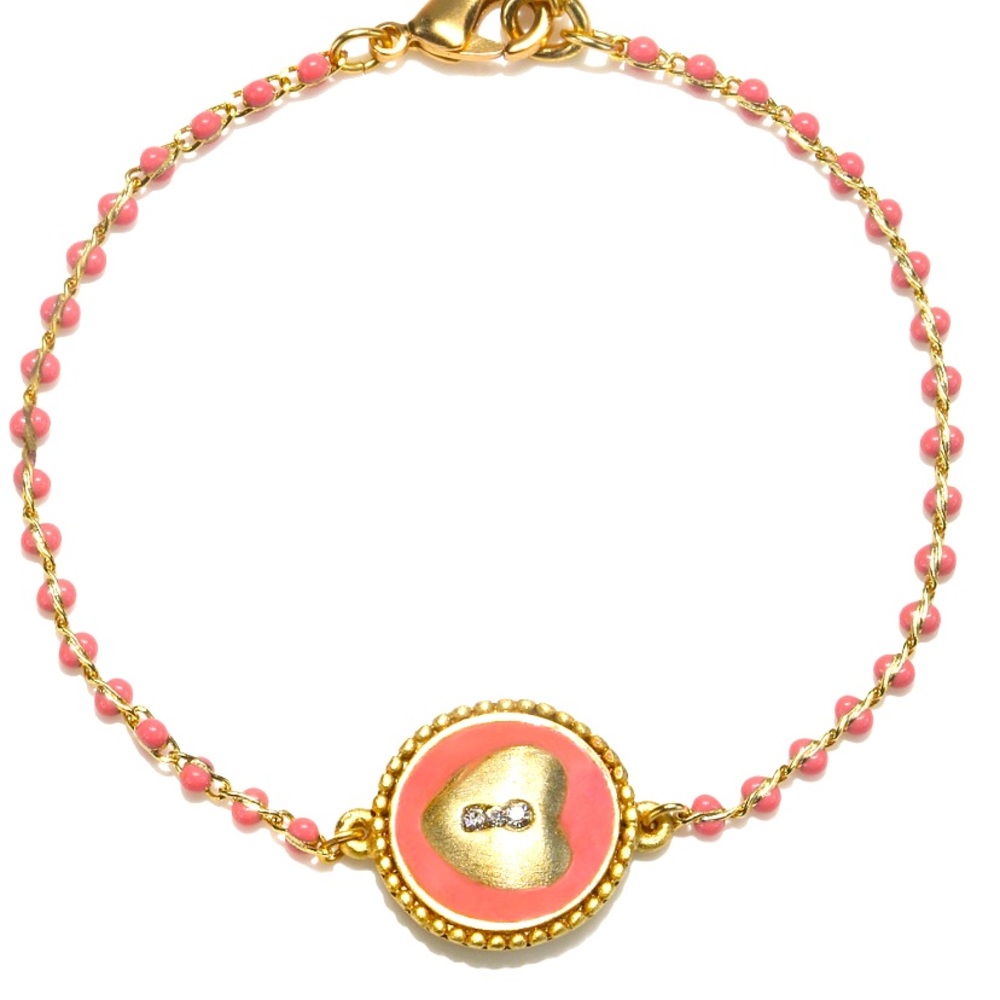 Capwell & Co Locket Crystal Bracelet